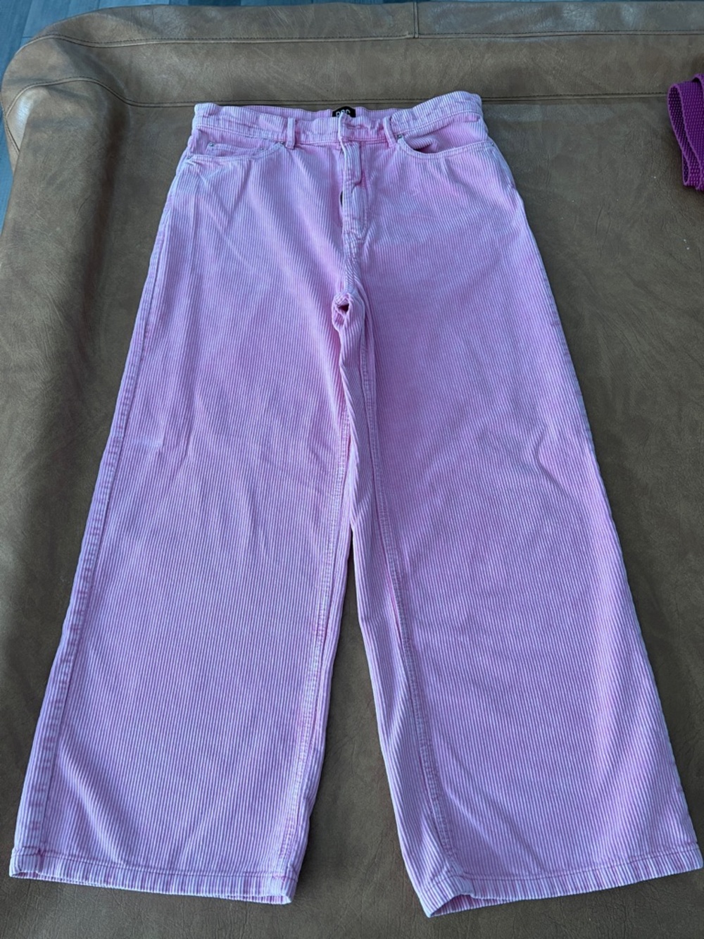 BDG Pink Wide Leg Corduroy Jeans